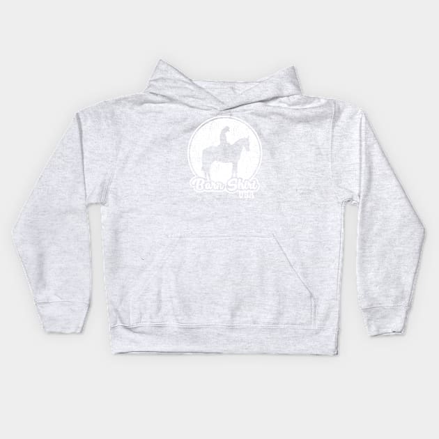 Peace and Quiet - Horse - Barn Shirt USA Kids Hoodie by Barn Shirt USA